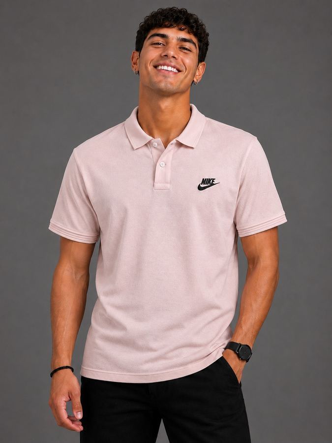 Camisa Polo Nike Rosa