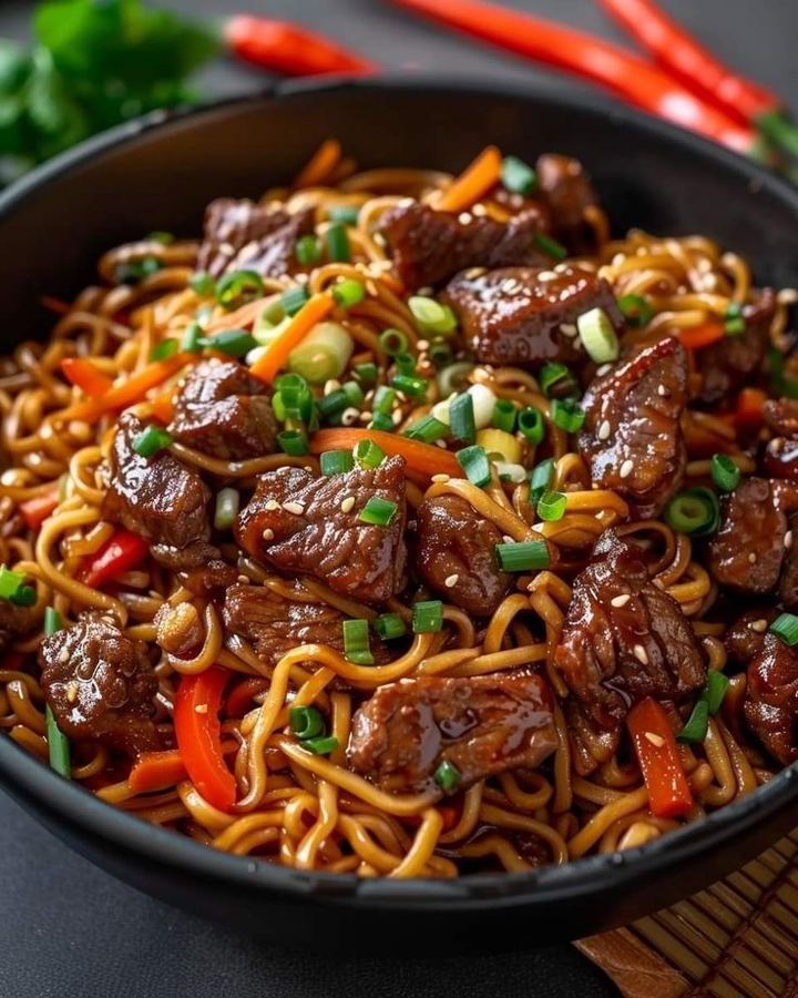 Yakisoba Carne e Legumes P (1 Pessoa)