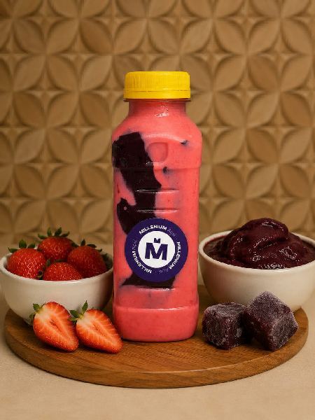 Açaí na Garrafa Com Mousse de Morango 400ml (Millenium)